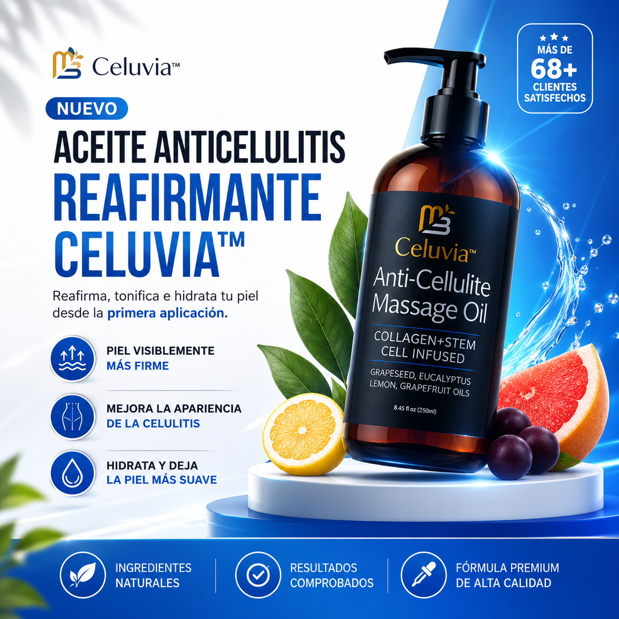 Aceite Anticelulitis Reafirmante Celuvia™