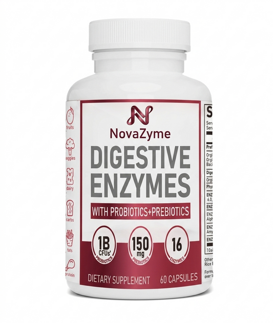 Enzimas digestivas para la hinchazón